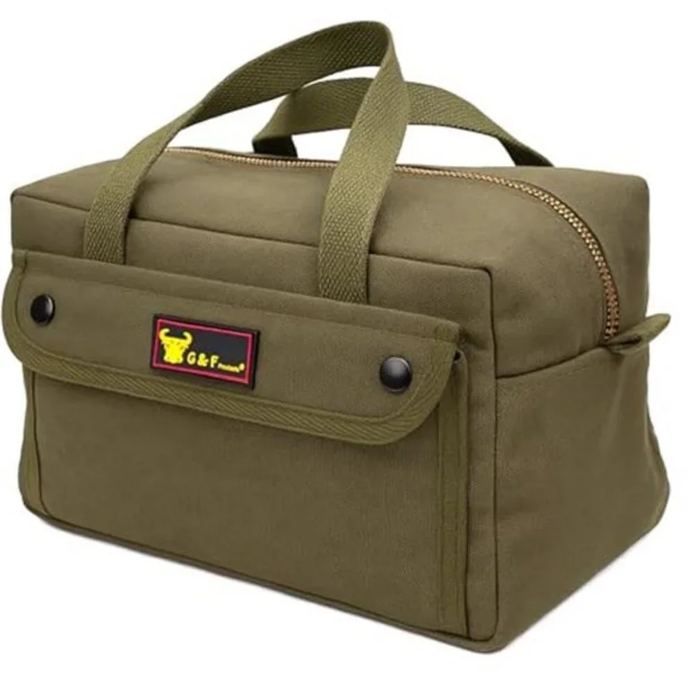 Canvas All Purpose Military Style Duffle Bag, Water-Resistant, Adjustable